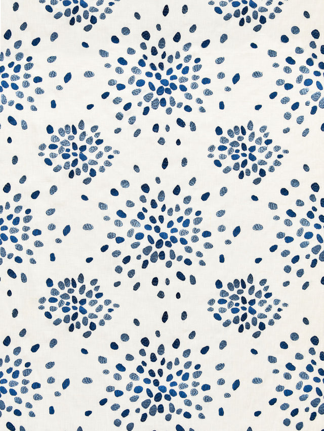 Scalamandre HN 000742000 BLUE FIREFLY Fabric - Eade's Wallpaper