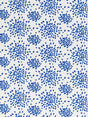 Scalamandre HN 000BF1020 BLUE ON WHITE FIREWORKS COTTON PRINT Fabric - Eade's Wallpaper