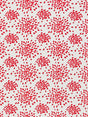 Scalamandre HN 000RF1020 RED ON WHITE FIREWORKS COTTON PRINT Fabric - Eade's Wallpaper