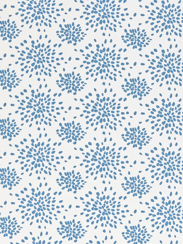 Scalamandre HN 00BDF1020 DELPHINIUM FIREWORKS COTTON PRINT Fabric - Eade's Wallpaper