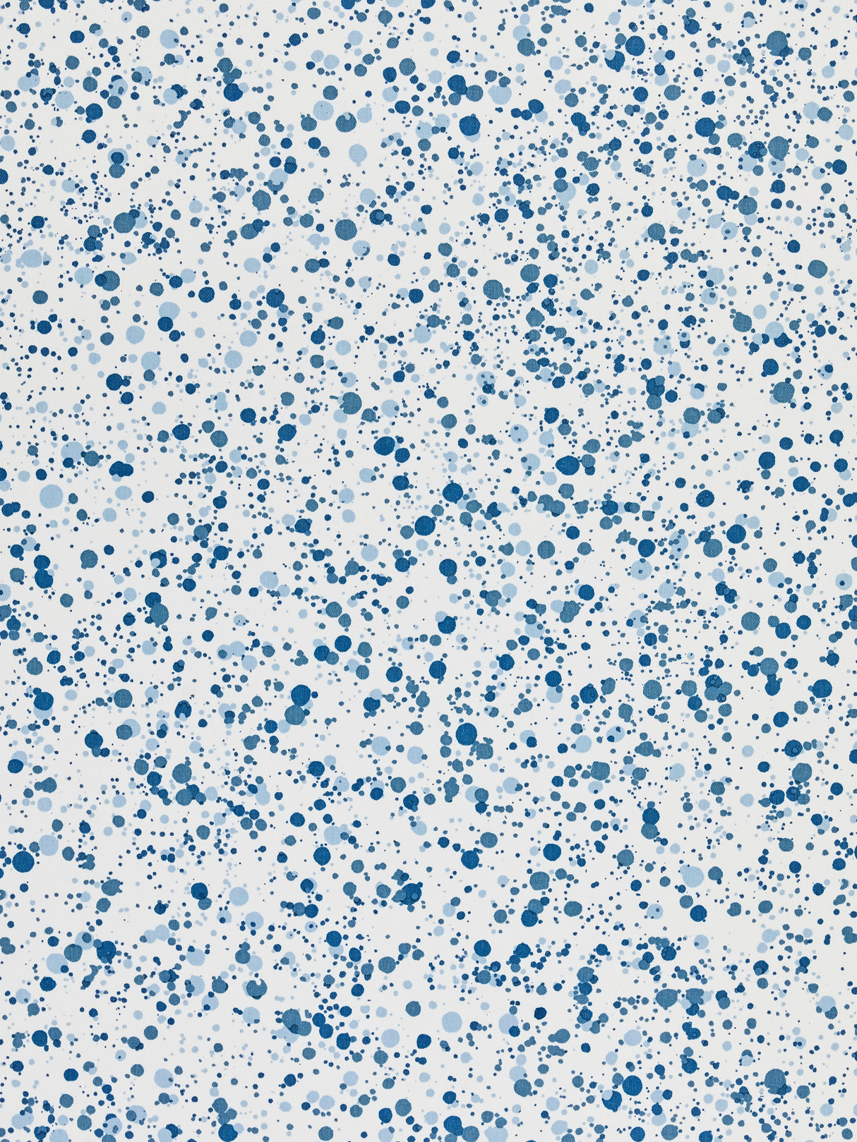 Scalamandre HN 00BKF0153 OCEAN BLUE SPATTER COTTON PRINT Fabric - Eade's Wallpaper