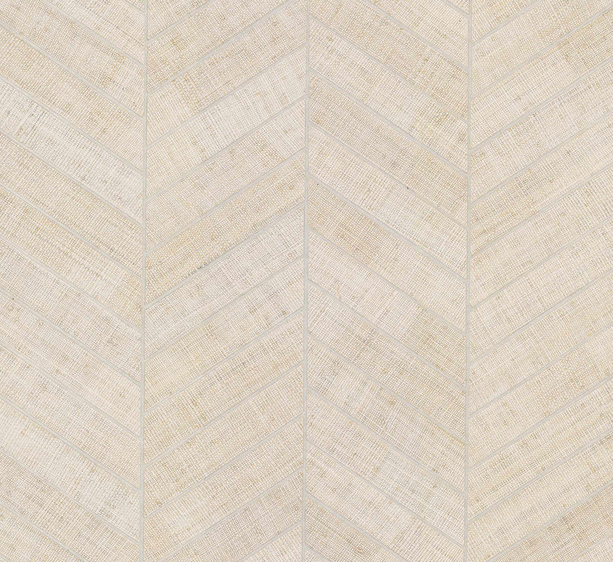 York HO2108GV Atelier Herringbone White Wallpaper