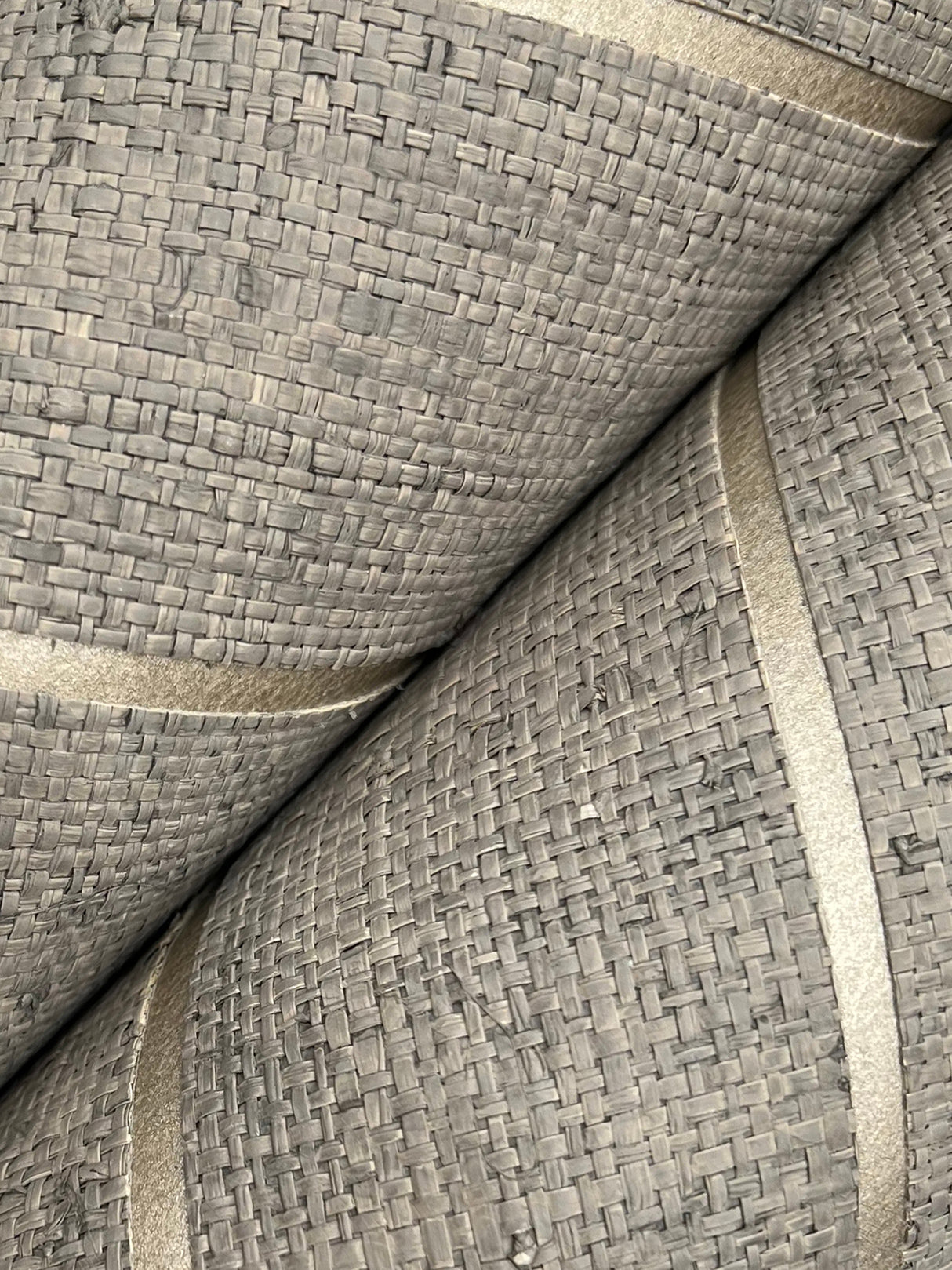 York HO2110GV Atelier Herringbone Natural Grey Wallpaper
