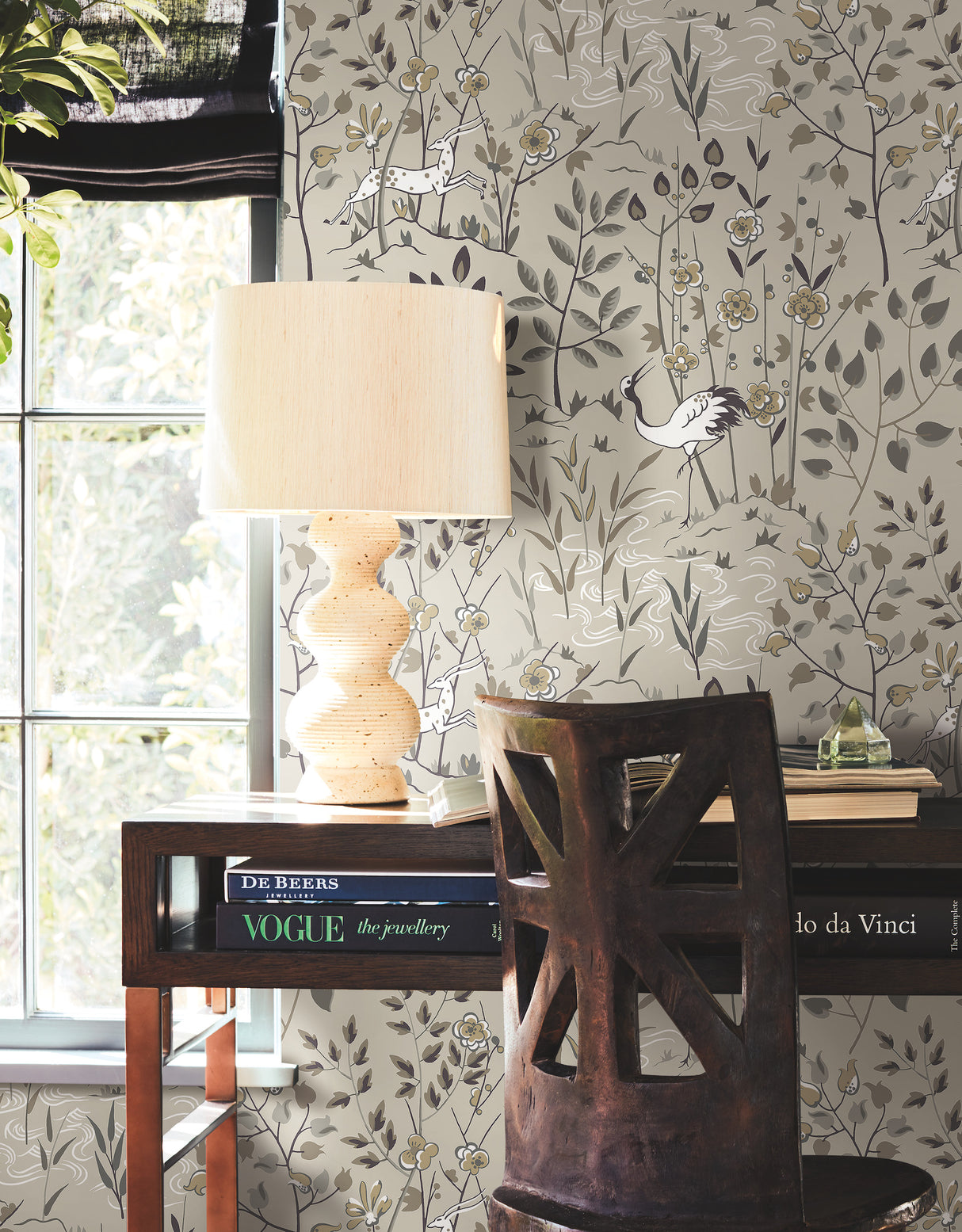 York HO2127 Aspen Off White Wallpaper