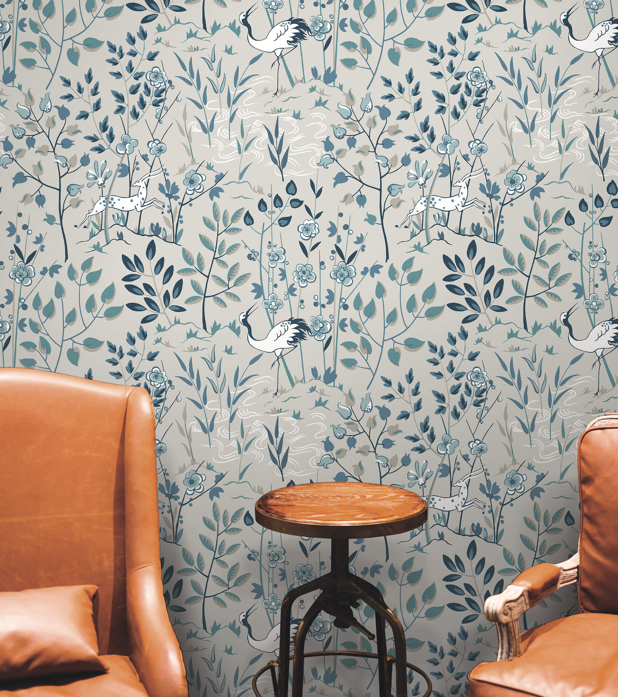 York HO2129 Aspen Grey Wallpaper