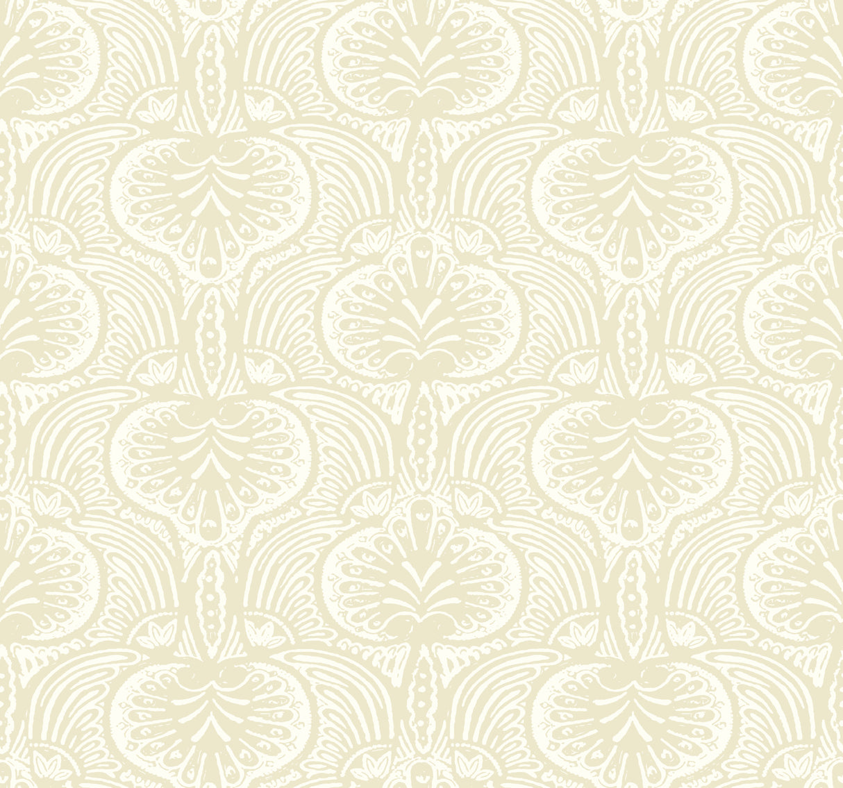 York HO2154 Lotus Palm Beige Wallpaper