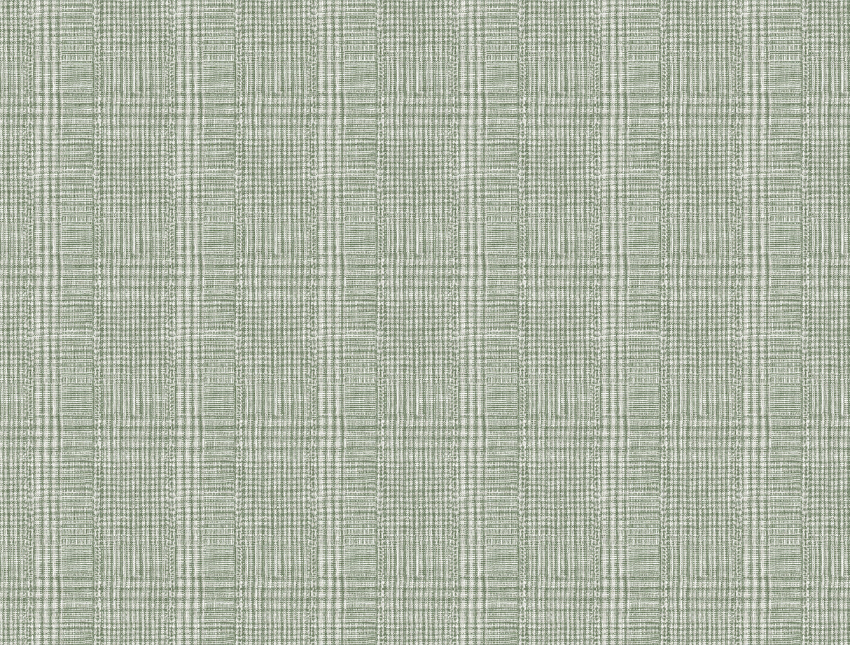 York HO2166 Shirting Plaid Green Wallpaper