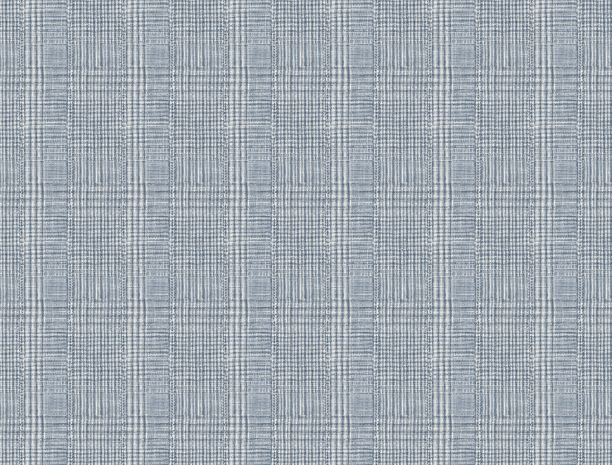 York HO2167 Shirting Plaid Blue Wallpaper