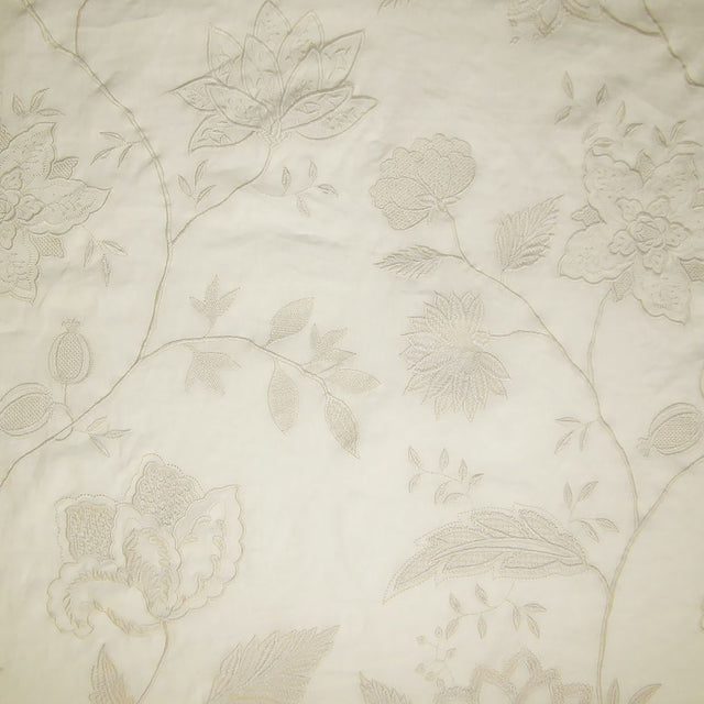 Scalamandre HS 00021992 IVORY PATNA Fabric - Eade's Wallpaper