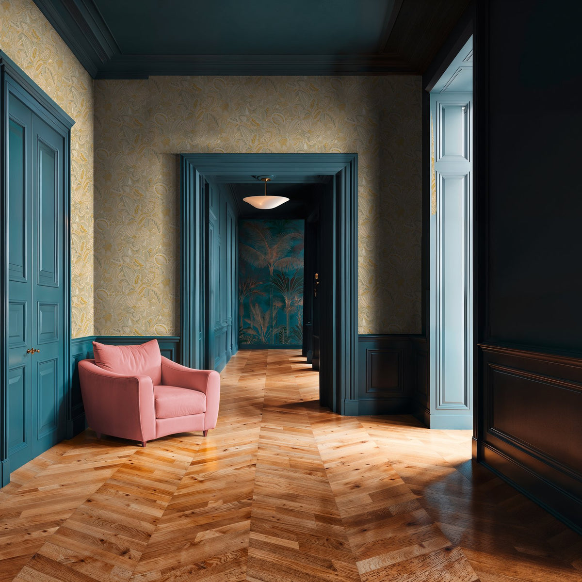 Galerie Havana 2 Floral Beige Wallpaper HV41067