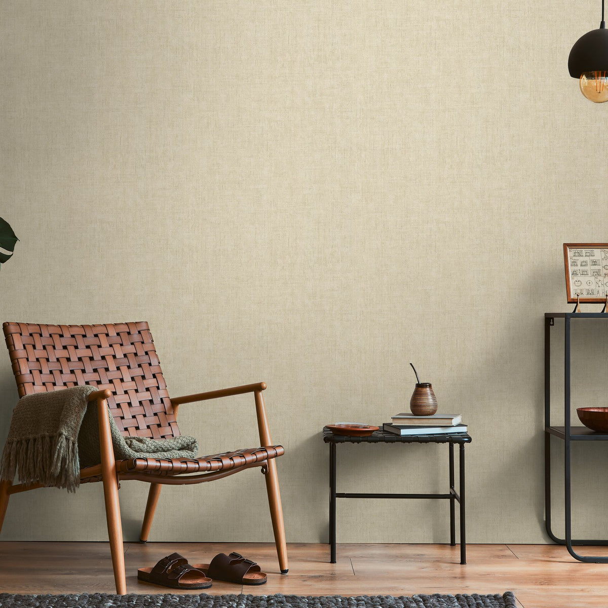 Galerie Havana 2 Plain Texture Green Wallpaper HV41071