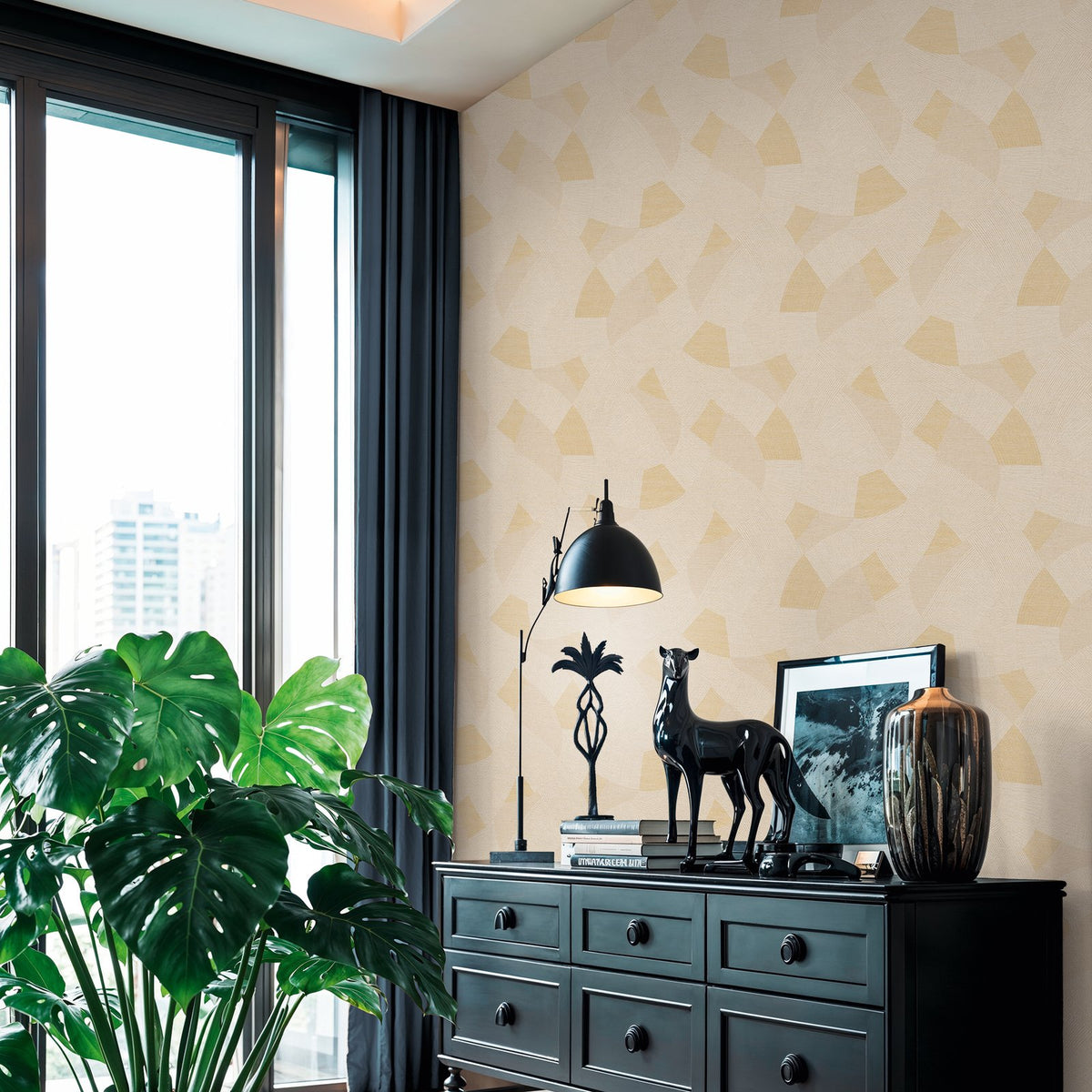 Galerie Havana 2 Geometric Beige Wallpaper HV41072