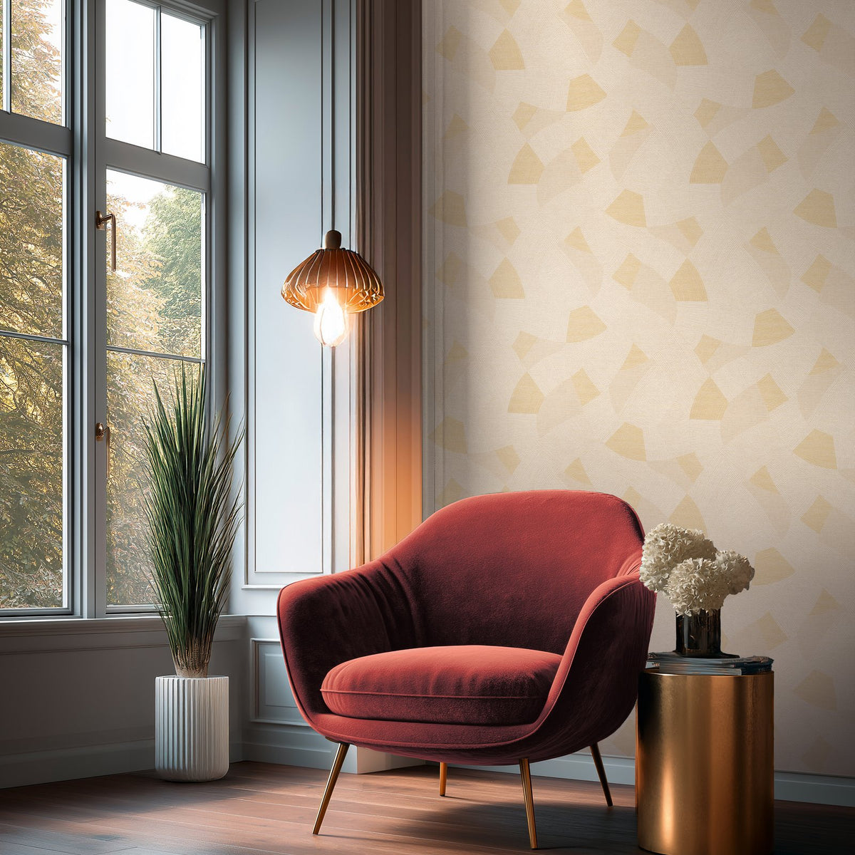 Galerie Havana 2 Geometric Beige Wallpaper HV41072