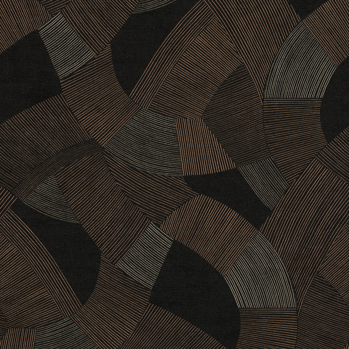 Galerie Havana 2 Geometric Bronze Brown Wallpaper HV41076