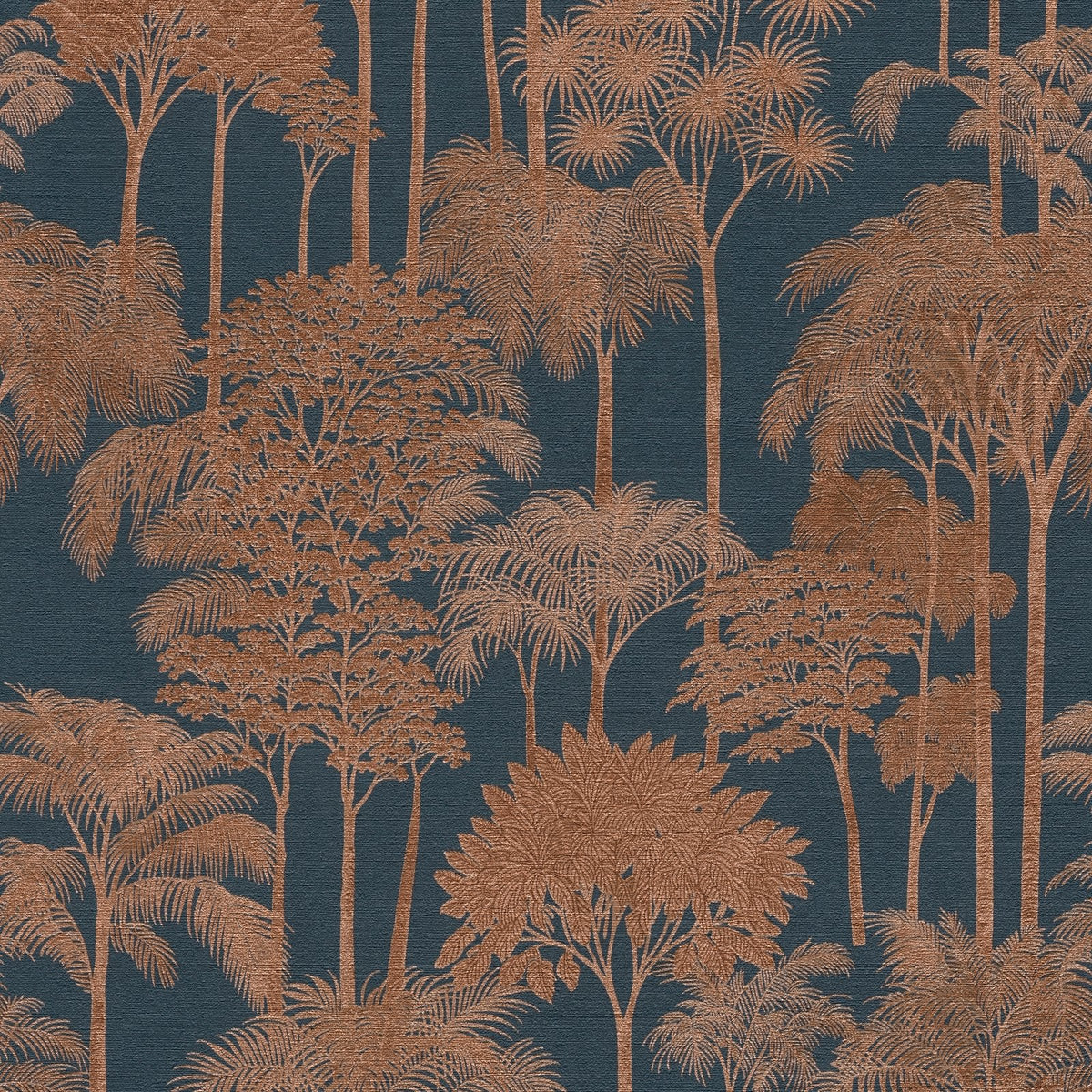 Galerie Havana 2 Tree Leaf Blue Wallpaper HV41084
