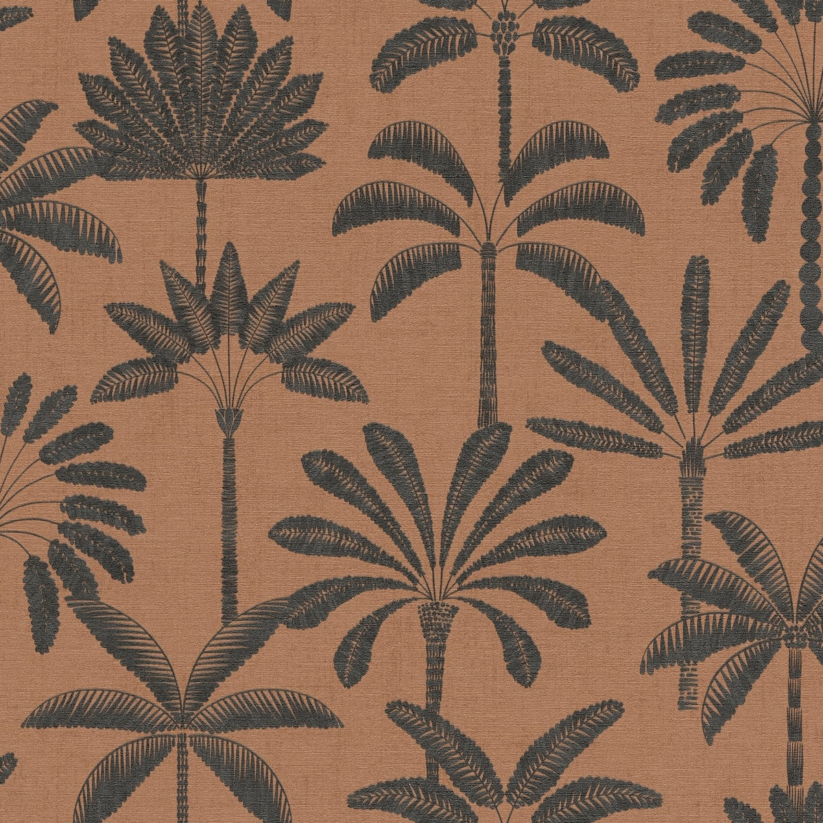 Galerie Havana 2 Tree Leaf Orange Wallpaper HV41088