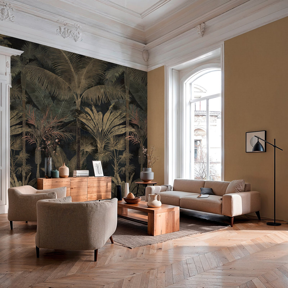 Galerie Havana 2 Tree Leaf Green Mural HV41109M