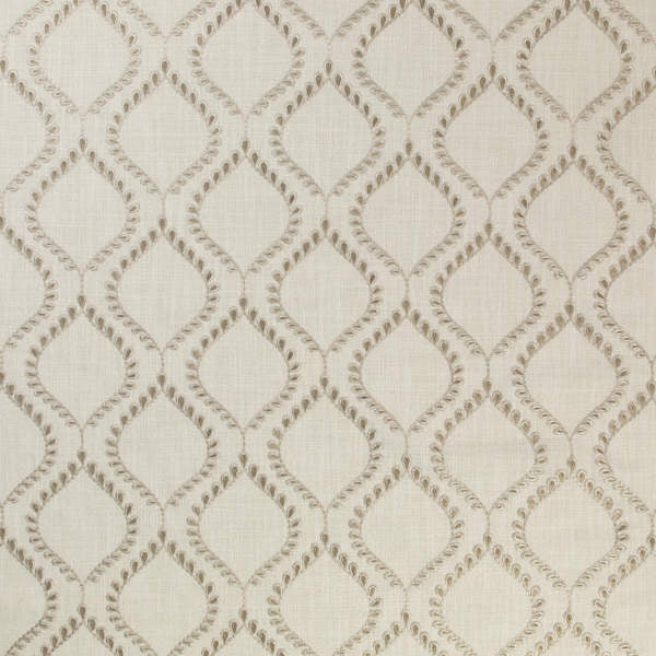 Mitchell MDS FF-2104-24 Ogee Grandstand-Jute - Eade's Wallpaper
