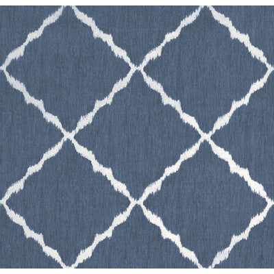KRAVET BASICS IKATSTRIE.5.0 IKAT STRIE INDIGO Fabric - Eade's Wallpaper