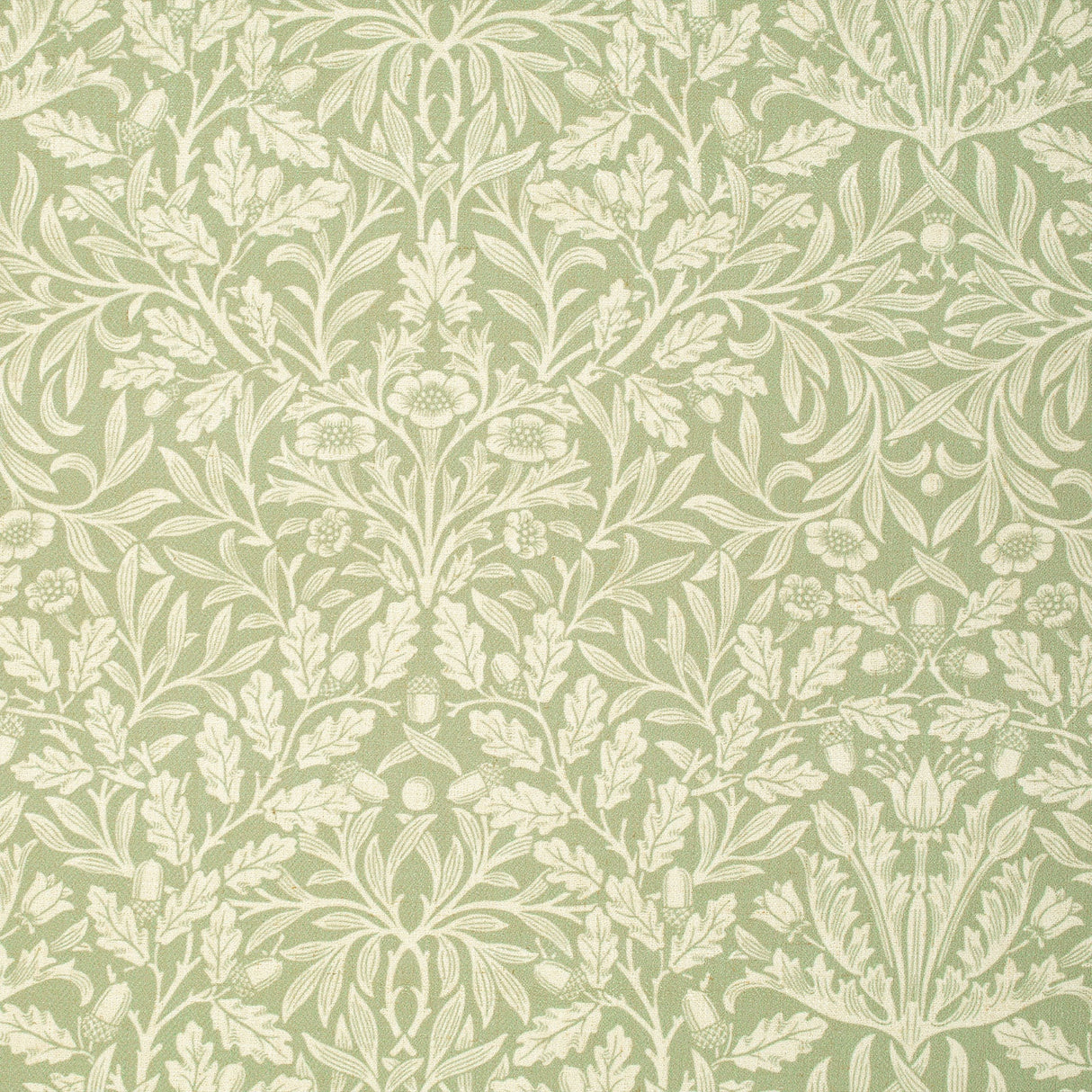 Mitchell MDS FF-2405-02 Floral,Leaf Acorn-Sage - Eade's Wallpaper