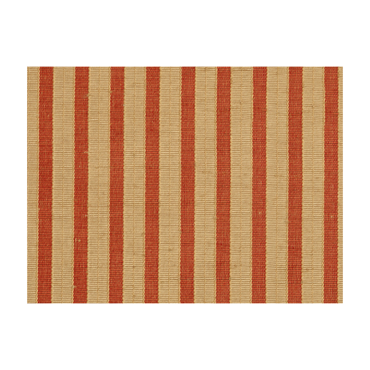 BRUNSCHWIG & FILS JAG-50014.216.0 TREVI STRIPE PEKIN RED Fabric - Eade's Wallpaper