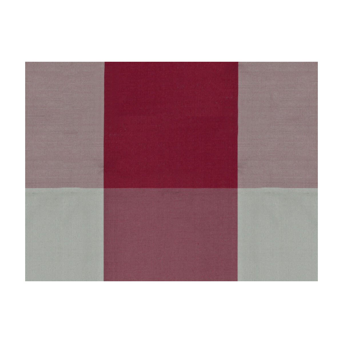 BRUNSCHWIG & FILS JAG-50018.119.0 ST PETERSBURG PLAID  ROUGE CHINOIS Fabric - Eade's Wallpaper