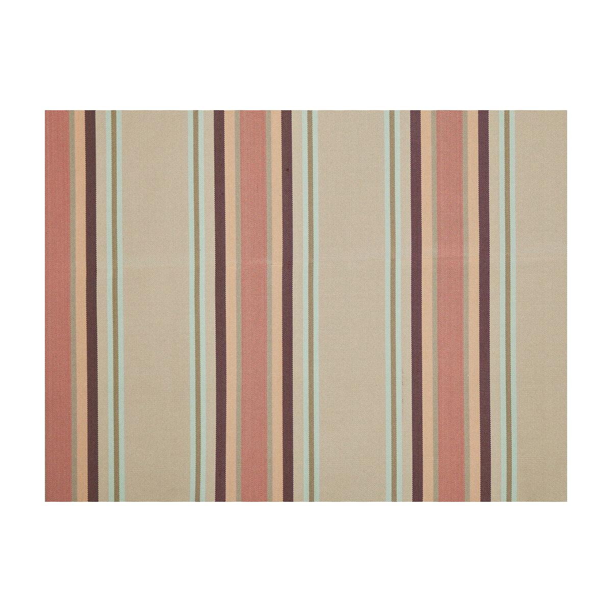 BRUNSCHWIG & FILS JAG-50030.7163.0 GENERAL STRIPE AURORA Fabric - Eade's Wallpaper