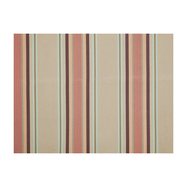 BRUNSCHWIG & FILS JAG-50030.7163.0 GENERAL STRIPE AURORA Fabric - Eade's Wallpaper