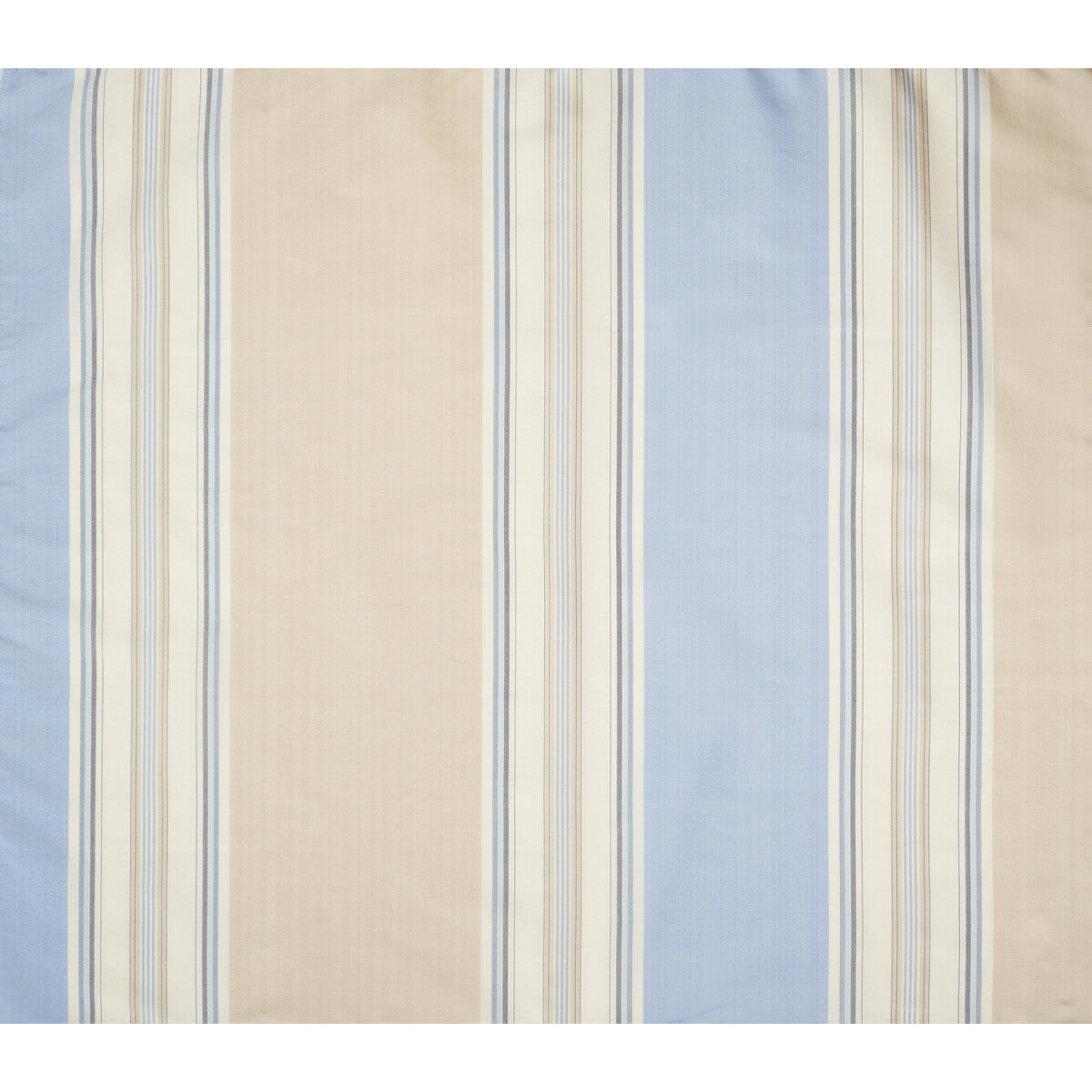 BRUNSCHWIG & FILS JAG-50054.165.0 HAMILTON SILK STRIPE BRISTOL Fabric - Eade's Wallpaper