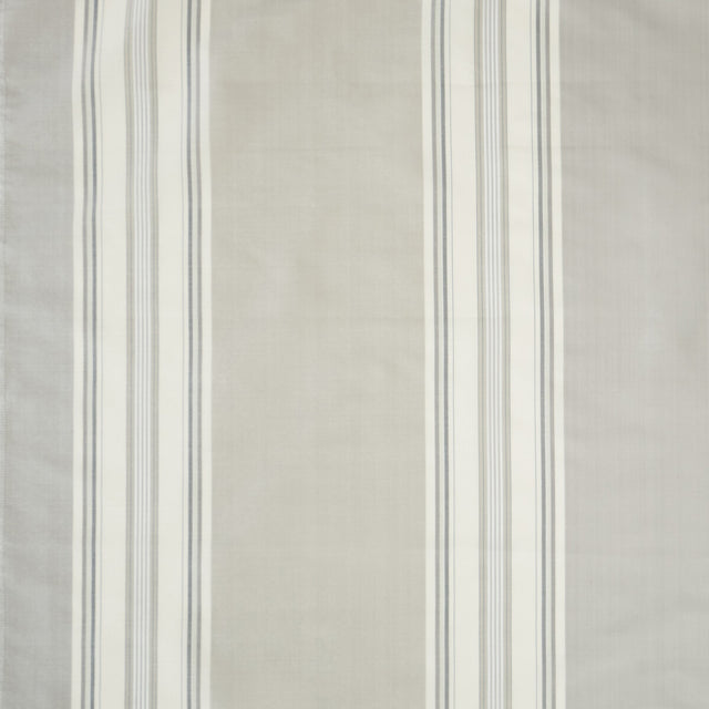 BRUNSCHWIG & FILS JAG-50054.168.0 HAMILTON SILK STRIPE ROMAN STONE Fabric - Eade's Wallpaper
