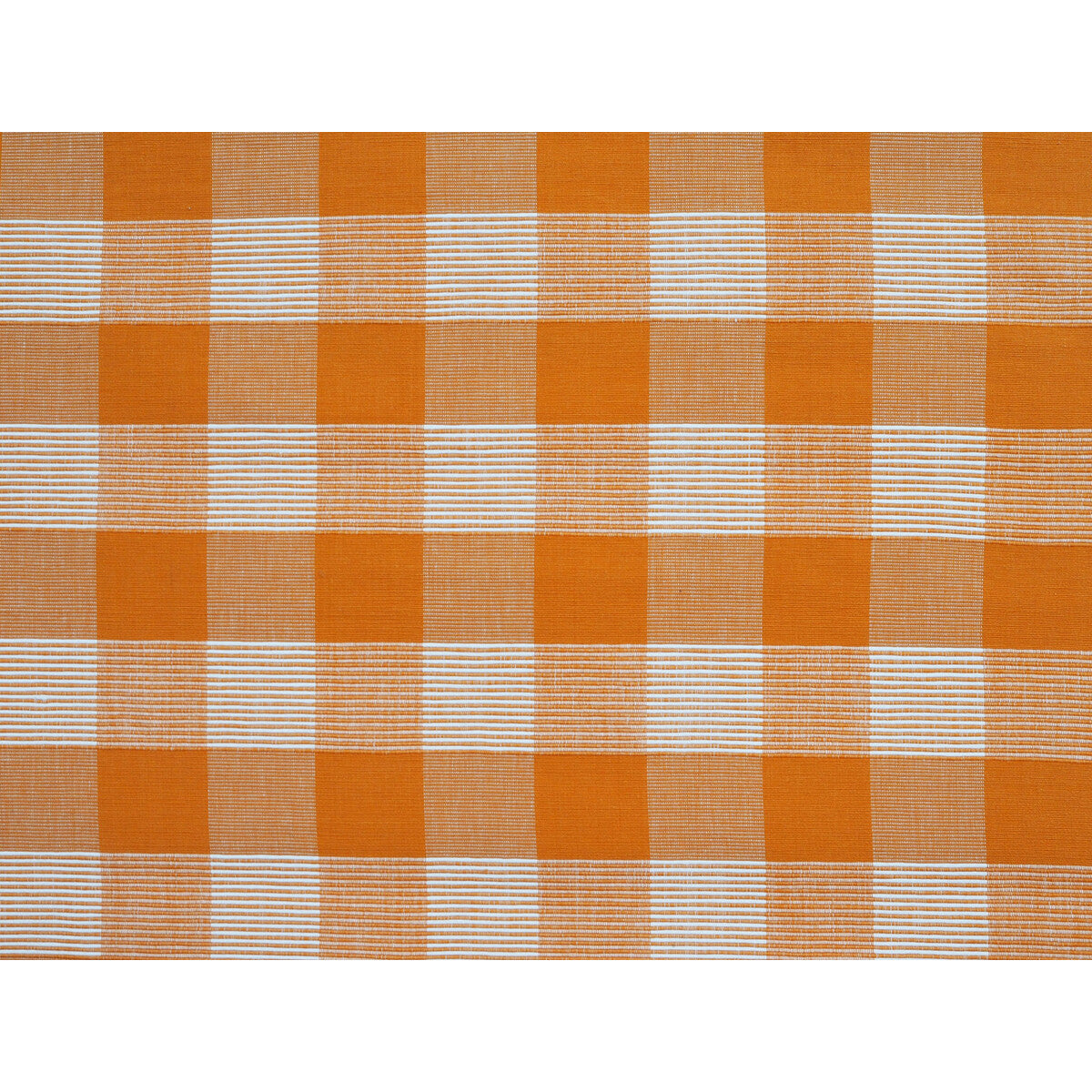 BRUNSCHWIG & FILS JAG-50061.121.0 SIAM SQ COTTON ARANCIA Fabric - Eade's Wallpaper