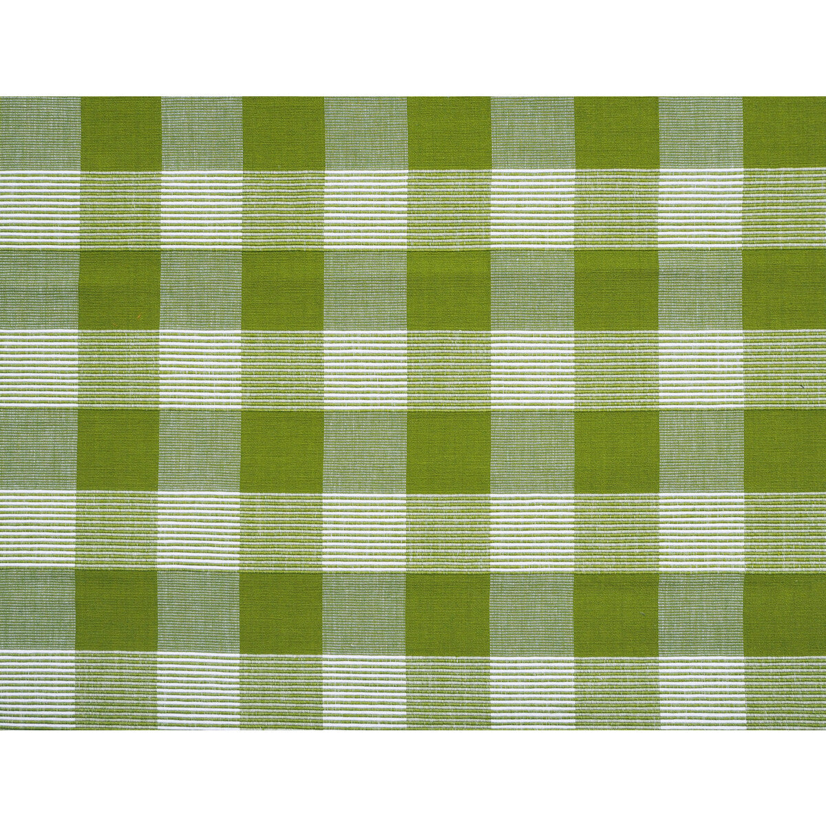 BRUNSCHWIG & FILS JAG-50061.231.0 SIAM SQ COTTON PISTACHIO Fabric - Eade's Wallpaper