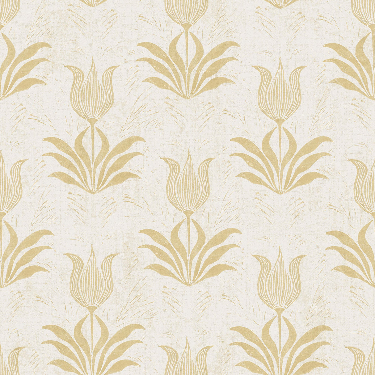 Jen Hewett JHS5032 Mustard Parrot Tulip Peel & Stick Wallpaper