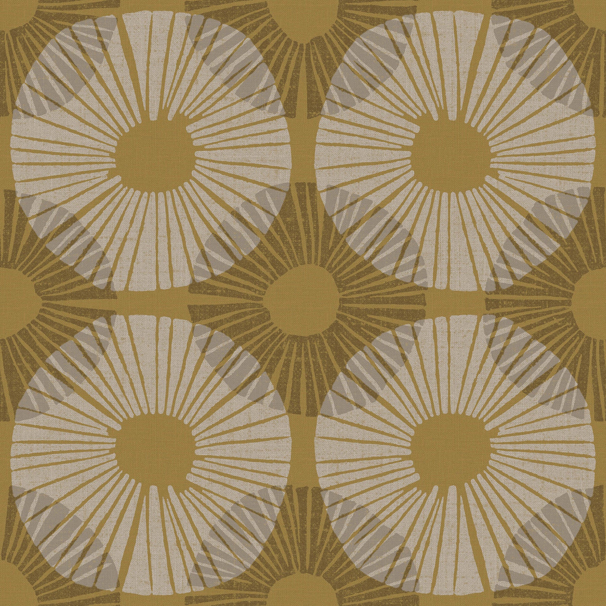 Jen Hewett JHS5035 Mustard Superbloom Peel & Stick Wallpaper