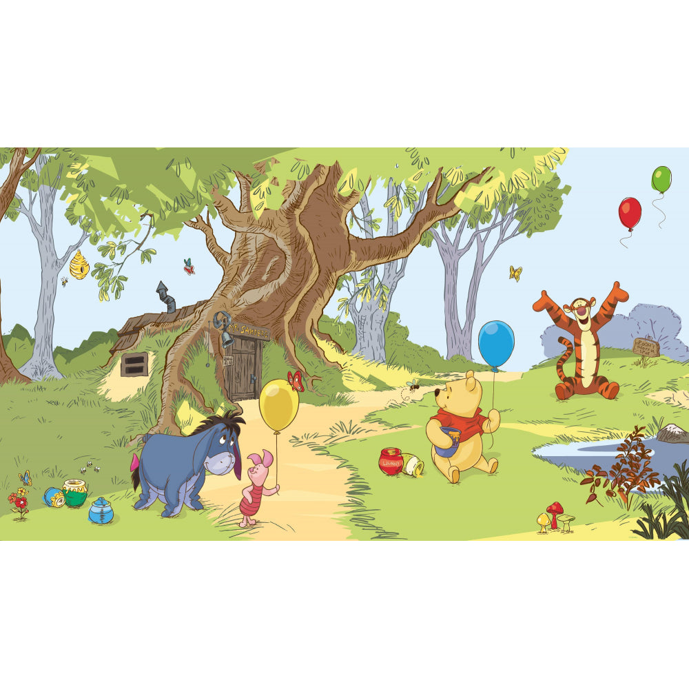 RoomMates JL1220M Pooh & Friends Wall Mural - Eade's Wallpaper