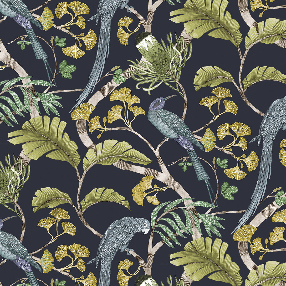 KRAVET COUTURE JMW1006.41.0 LIVING BRANCHES 41 Wallpaper - Eade's Wallpaper