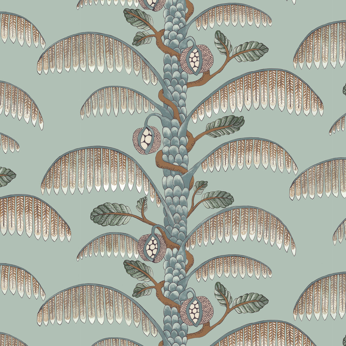 KRAVET COUTURE JMW1015.01.0 PALM STRIPE 01 Wallpaper - Eade's Wallpaper