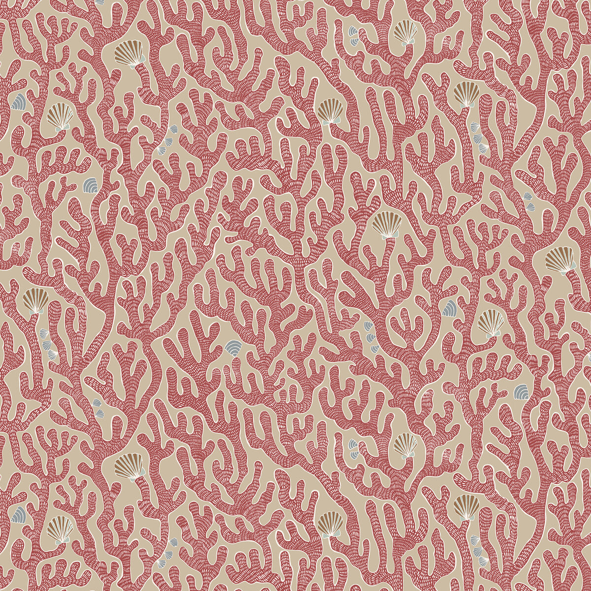 KRAVET COUTURE JMW1016.01.0 CORAL 01 Wallpaper - Eade's Wallpaper