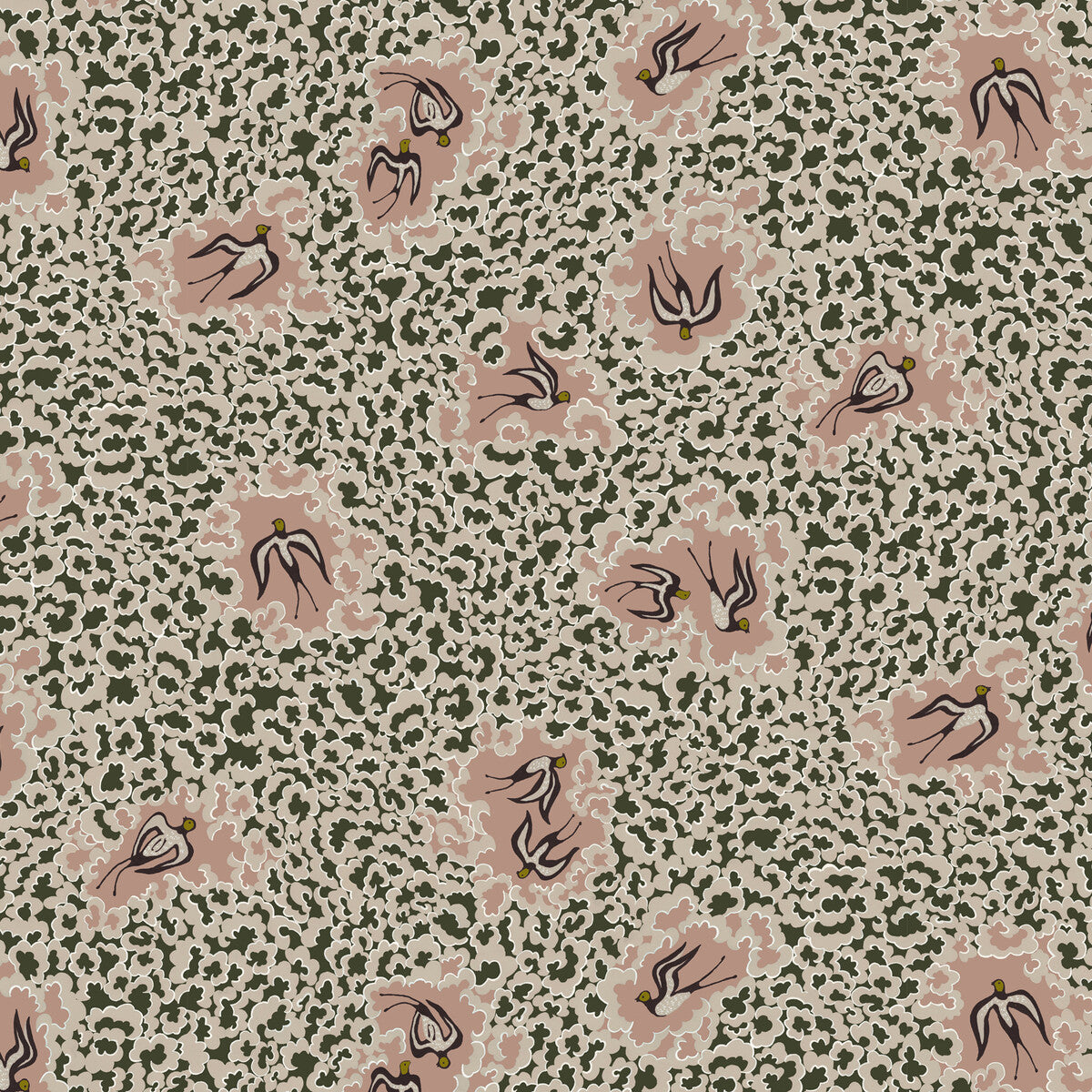 KRAVET COUTURE JMW1020.11.0 BEAS SWALLOWS 11 Wallpaper - Eade's Wallpaper