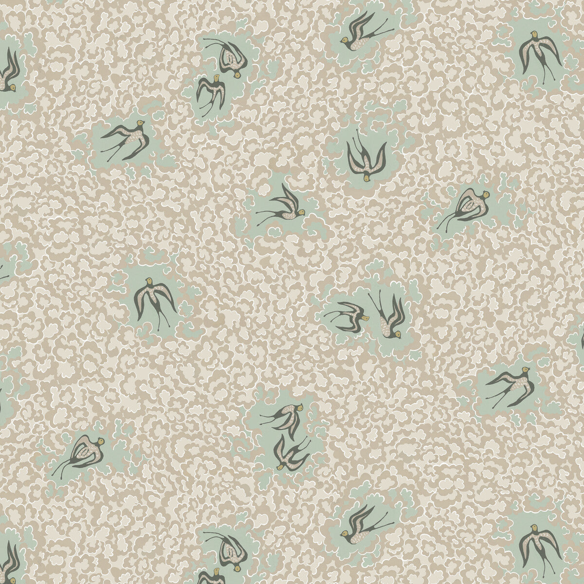KRAVET COUTURE JMW1020.21.0 BEAS SWALLOWS 21 Wallpaper - Eade's Wallpaper