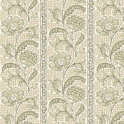 KRAVET COUTURE JMW1028.11.0 FLORAL CHECK 11 Wallpaper - Eade's Wallpaper
