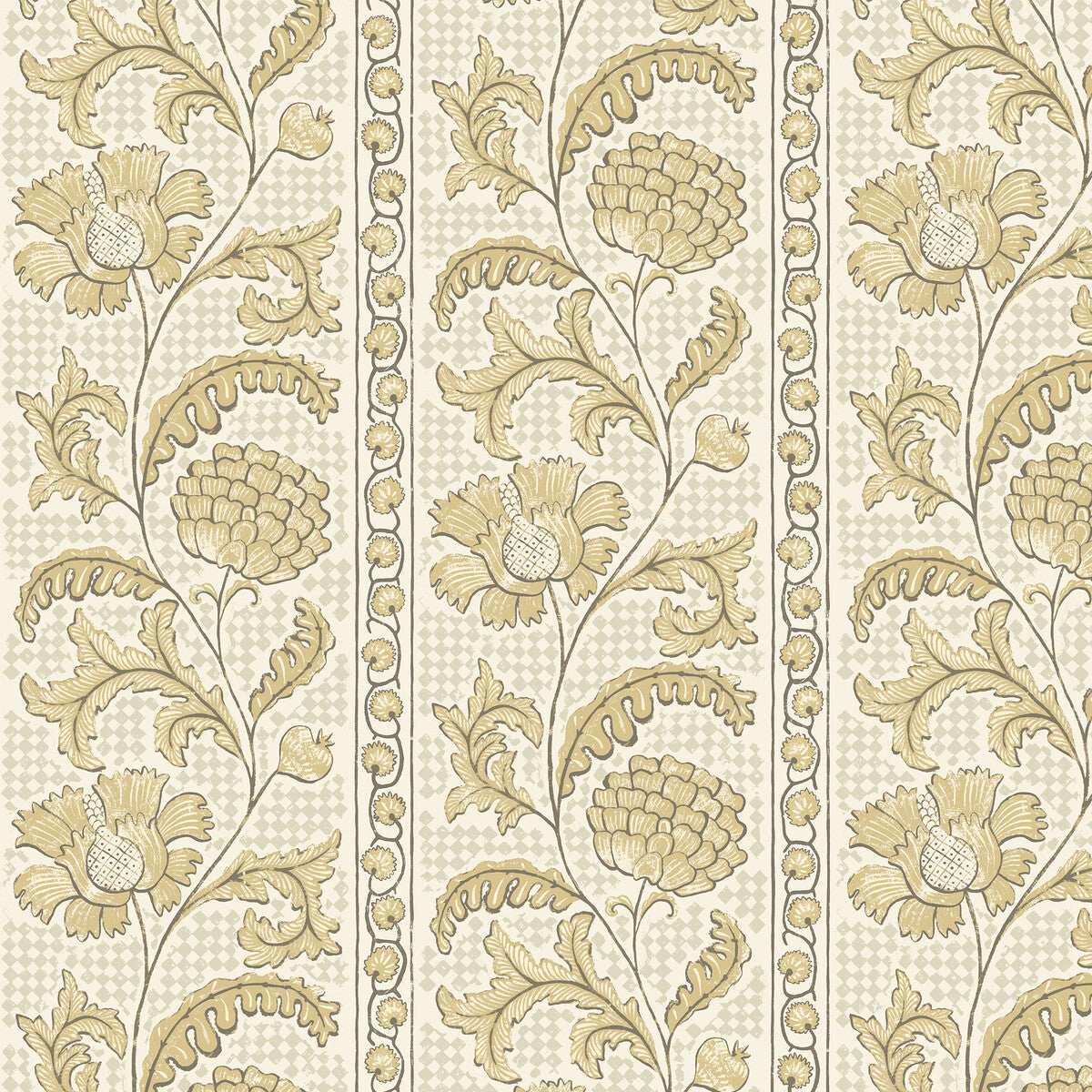 KRAVET COUTURE JMW1028.31.0 FLORAL CHECK 31 Wallpaper - Eade's Wallpaper
