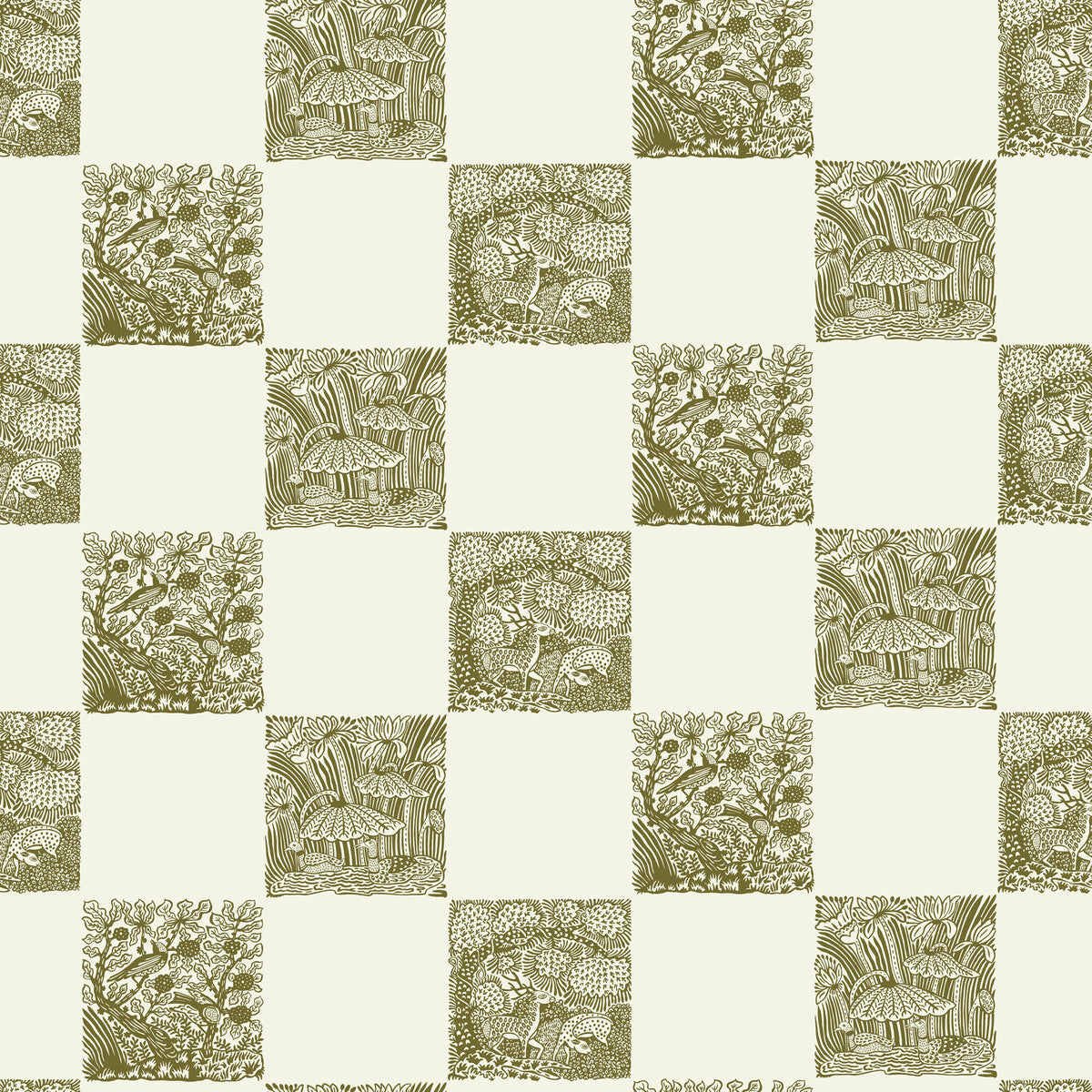 KRAVET COUTURE JMWRANI.05.0 ANIMAL CHECK 05 Wallpaper - Eade's Wallpaper