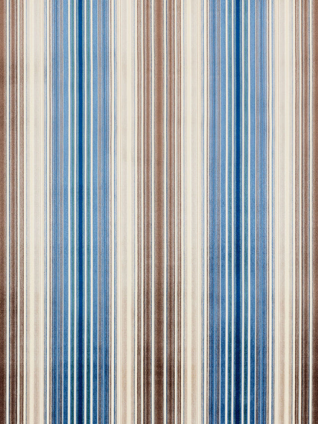 Scalamandre JM 00010592 BLUE WOOD TIMBERLAKE VELVET Fabric - Eade's Wallpaper