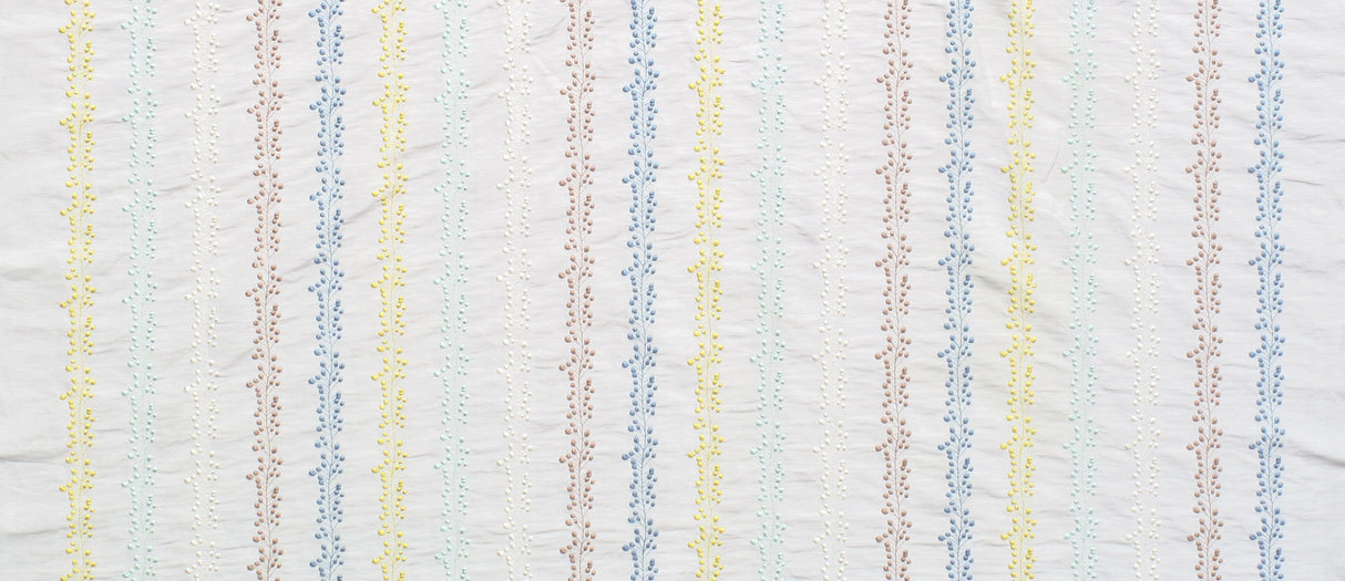 Scalamandre JM 00011531 MINT TENDRILS Fabric - Eade's Wallpaper