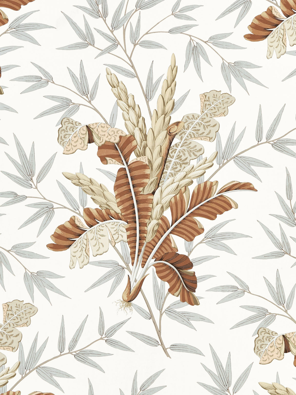 Scalamandre JP 00024485 COGNAC BAHAR Fabric - Eade's Wallpaper