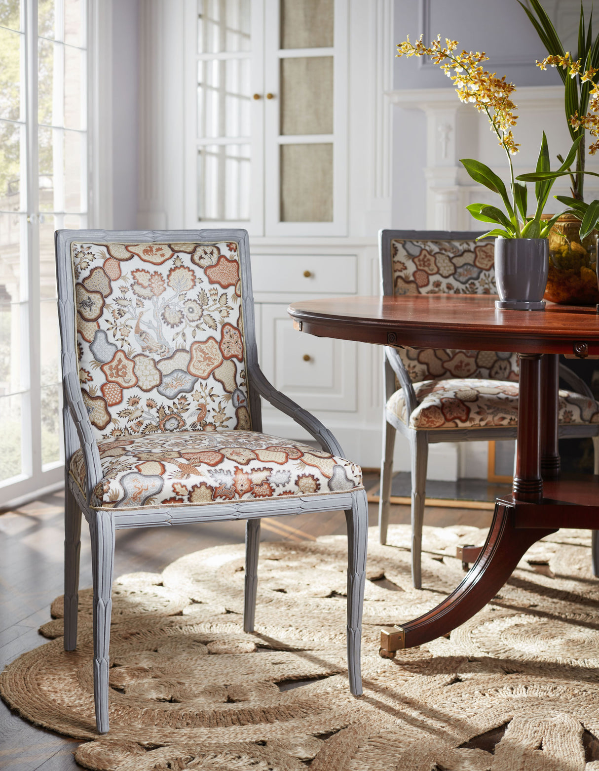 Scalamandre JP 00024659 COGNAC ZIBA Fabric - Eade's Wallpaper