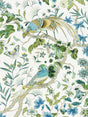 Scalamandre JP 00041340 FOREST BOTANY BAY Fabric - Eade's Wallpaper