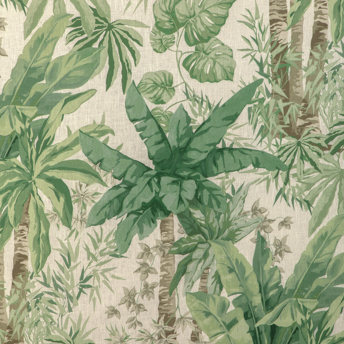 KRAVET COUTURE JUNGLEWOOD.3.0 JUNGLEWOOD VERDE Fabric - Eade's Wallpaper