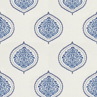KRAVET DESIGN KASARA.50.0 KASARA INDIGO Fabric - Eade's Wallpaper